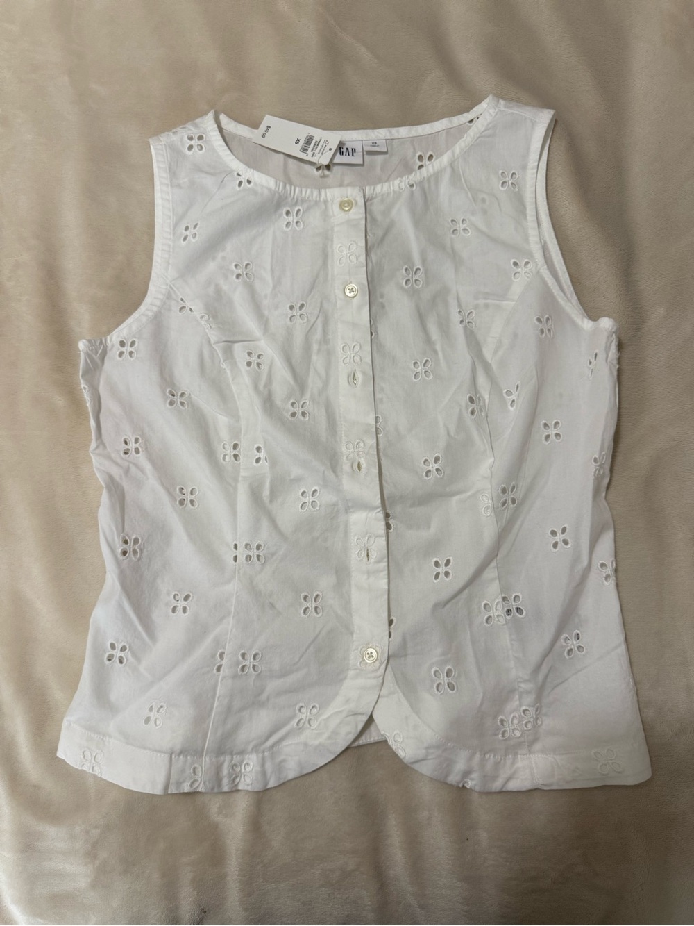 GAP Eyelet Blouse Top